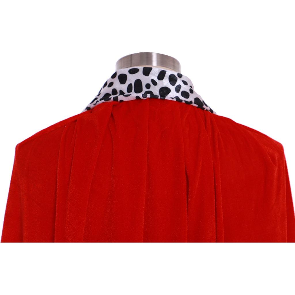 Elegant King Red Velvet Cloak | Halloweez Adult Costume for Festive Celebrations