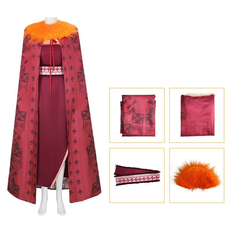 Oceanic Villain Matangi Cosplay Costume Set from Moana 2 for Halloween and Stage - Halloweez