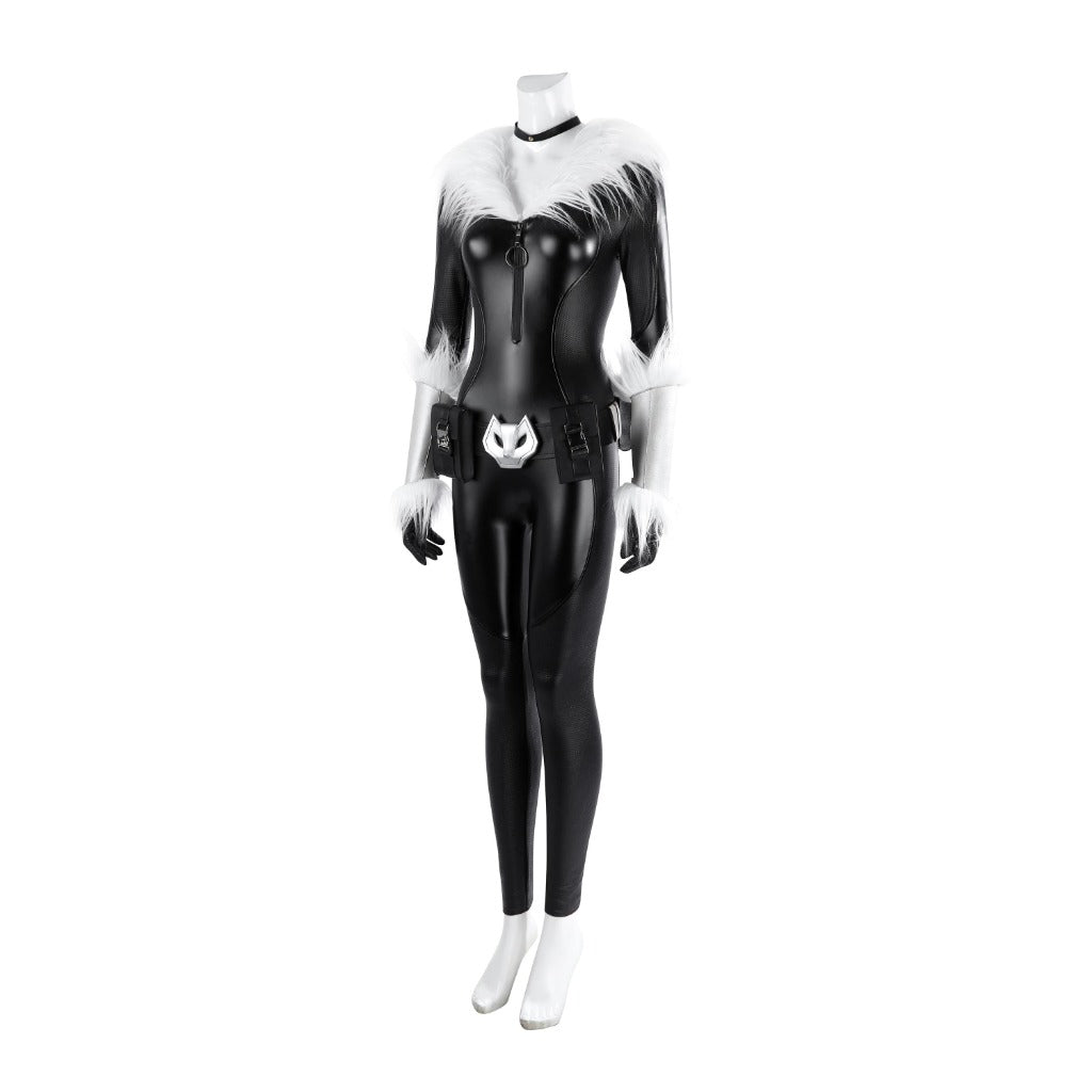 Fortnite Black Cat Cosplay Costume - Premium Quality Game Outfit - Halloweez
