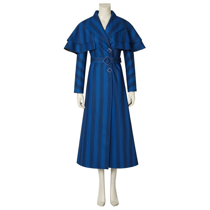 Halloweez Mary Poppins Returns Navy Blue Cosplay Costume for Adults