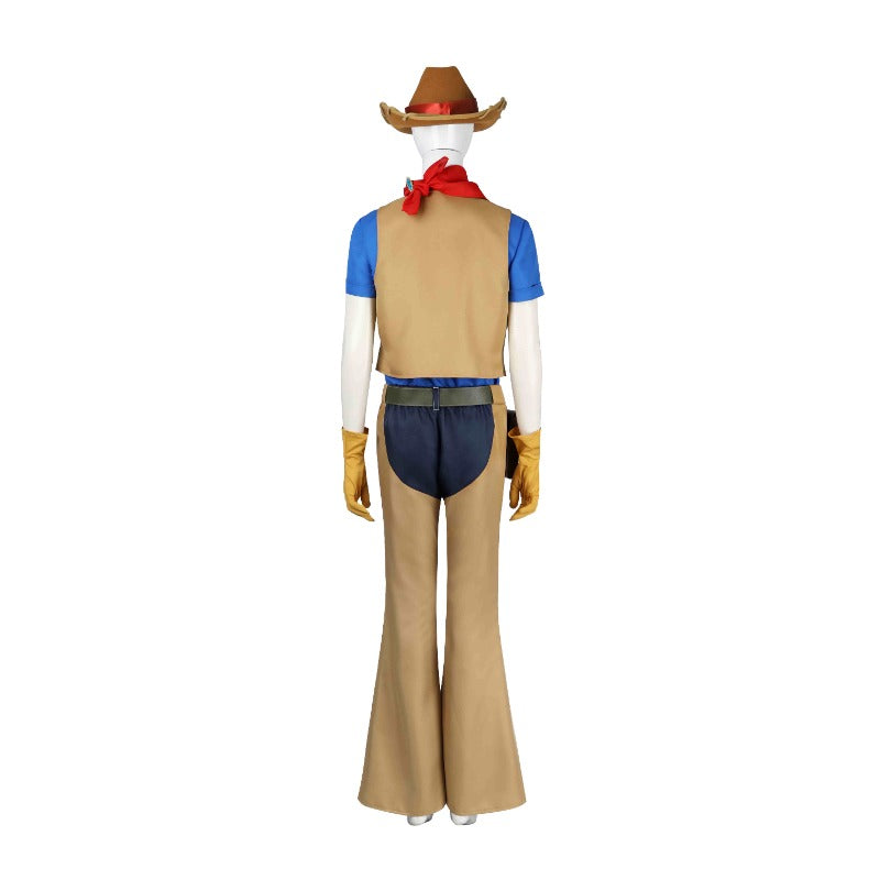 Halloweez Showtime Cowgirl Peach Kids Cosplay Costume for Super Mario Fans