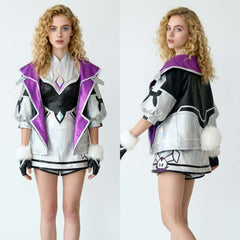 LOL Battle Bunny Miss Fortune Cosplay Costume Full Set, Custom-Made Halloween Outfit