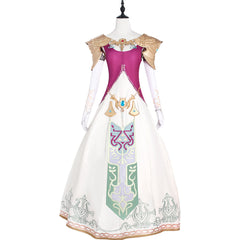 Twilight Princess Zelda Cosplay Costume - The Legend of Zelda: Twilight Princess Game Dress for Halloween - Halloweez