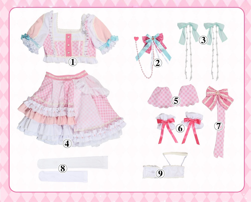 Bangdream Maruyama Aya Cosplay Costume - BanG Dream! Game Outfit for Women - Halloweez