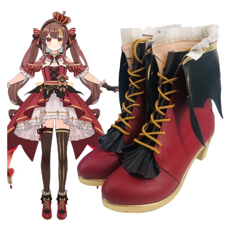 Virtual Anchor Bingtang IO Cosplay Shoes for Anime Conventions and Performances - Halloweez