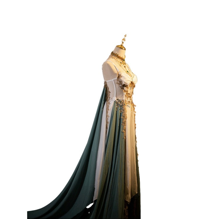 Original Handmade European and American Mythical Elf Theme Performance Dress, Western Style Princess Costume - Halloweez