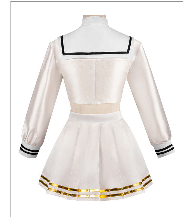 Azur Lane Janus Cosplay Costume Anime Clothing Women JK Uniform Sailor Suit - Halloweez