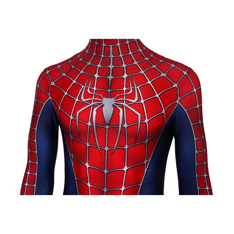 Halloweez Spider-Man Tobey Maguire Cosplay Zentai Jumpsuit