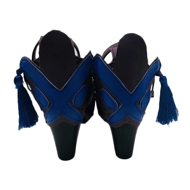 Genshin Impact Keqing Cosplay Shoes for Anime Conventions and Performances - Halloweez