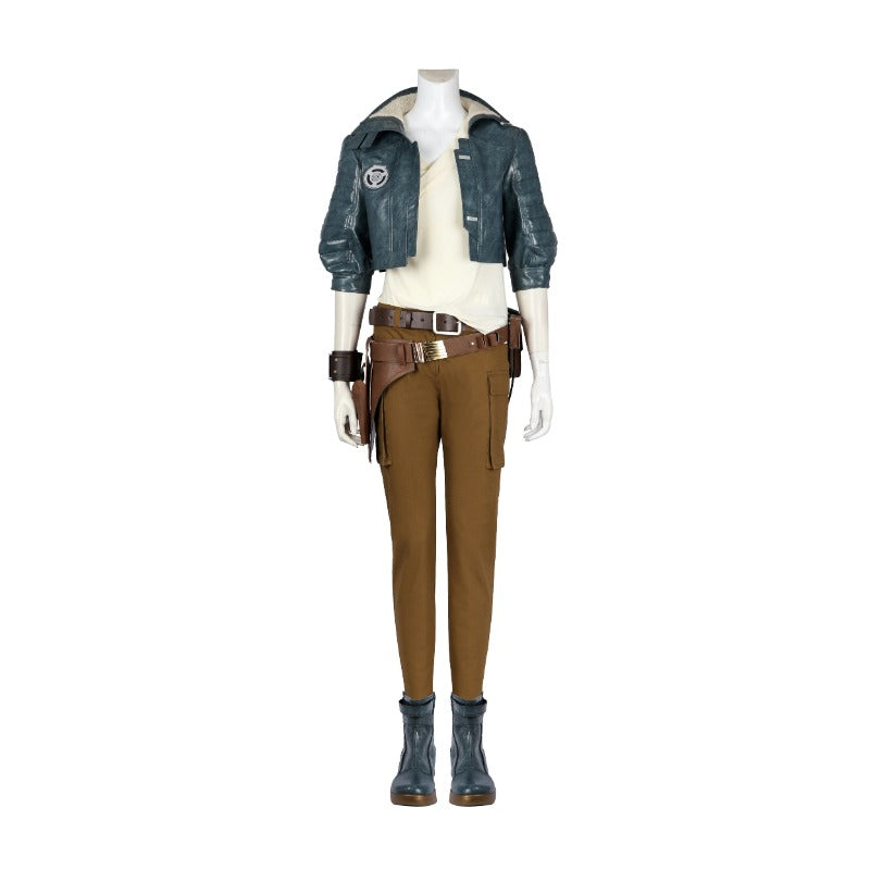 Halloweez Cosplay Costume Women’s Halloween Carnival Outfit - Jacket, Coat, Pants & Waistbag
