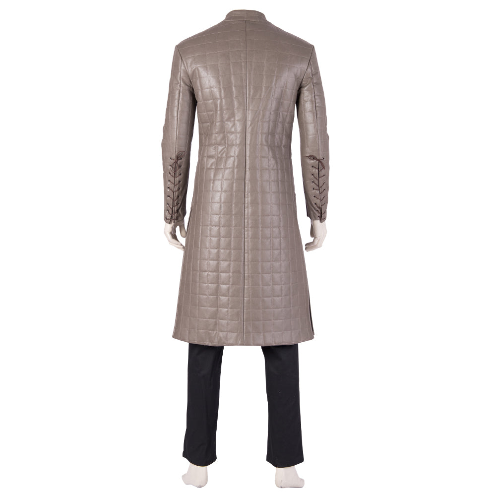 Game of Thrones Season 8 Jon Snow Cosplay Costume, A Song of Ice and Fire Same Style Medieval Outfit for Men - Halloweez