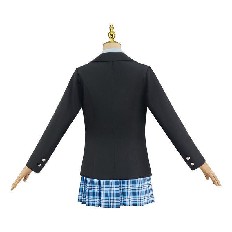 Halloweez Cosplay School Uniform Women's Blazer Shirt Skirt Outfit - Inspired by Princess Diaries