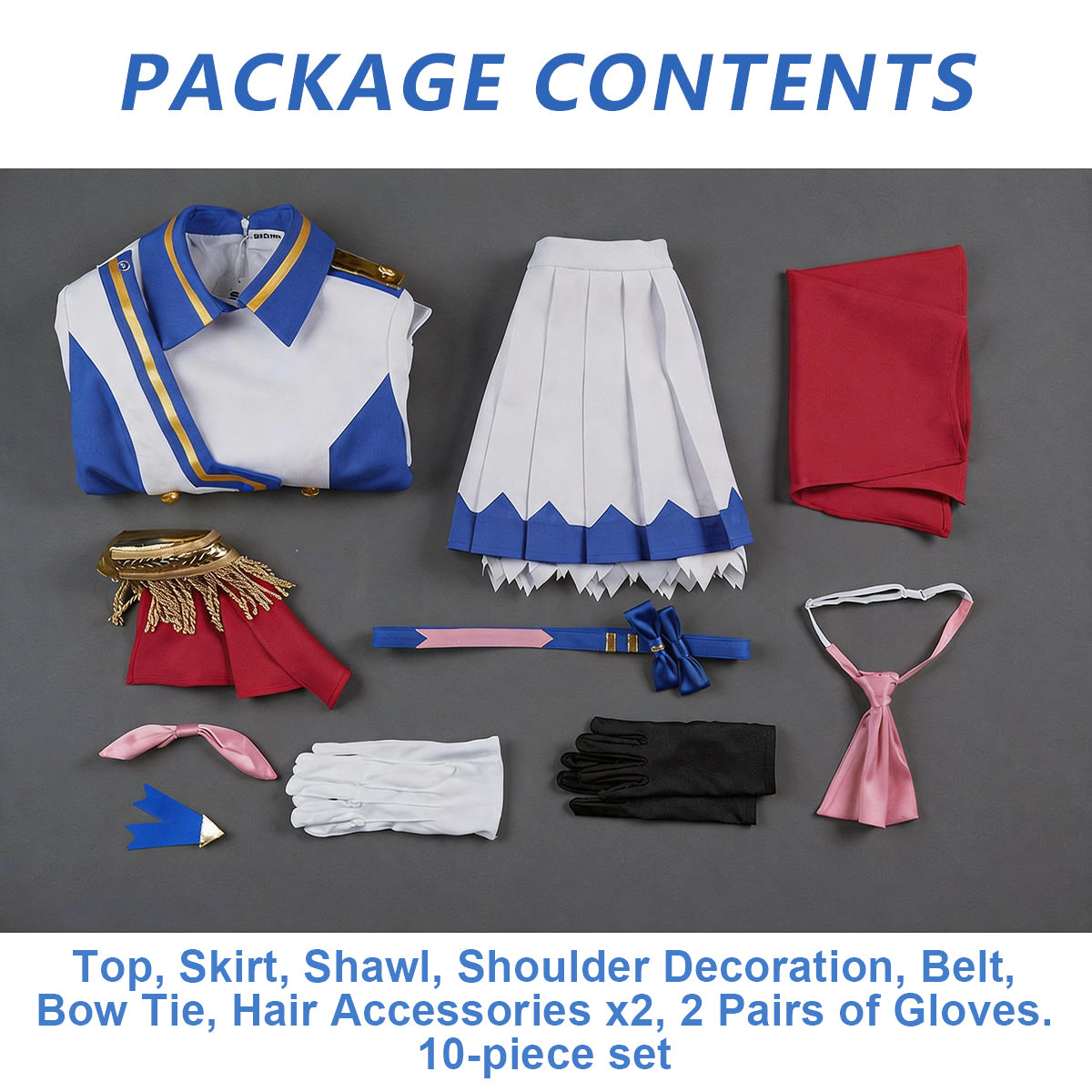 Uma musume: Pretty Derby Tokai Teio Full Competition Cosplay Costume Outfit Set - Halloweez