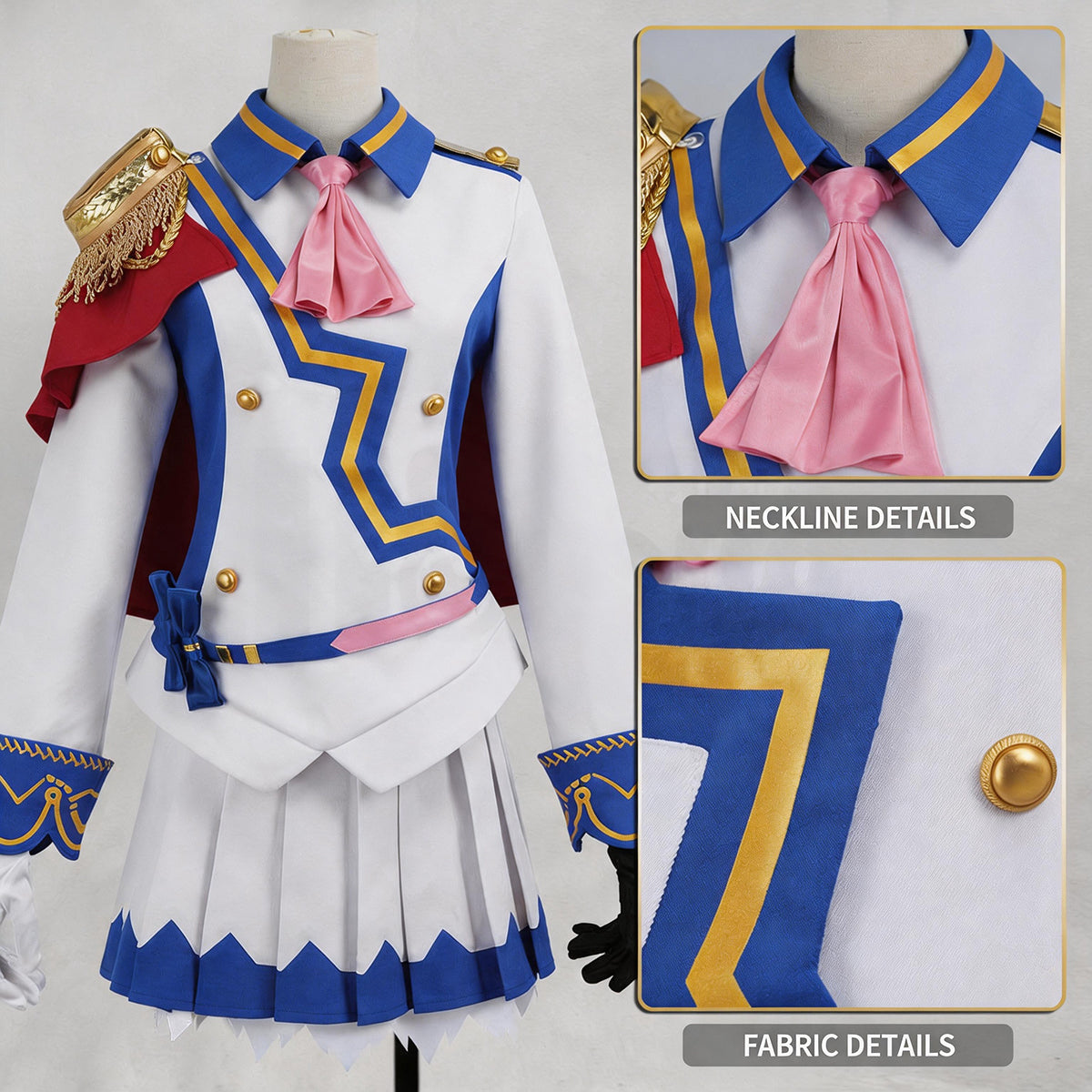 Uma musume: Pretty Derby Tokai Teio Full Competition Cosplay Costume Outfit Set - Halloweez