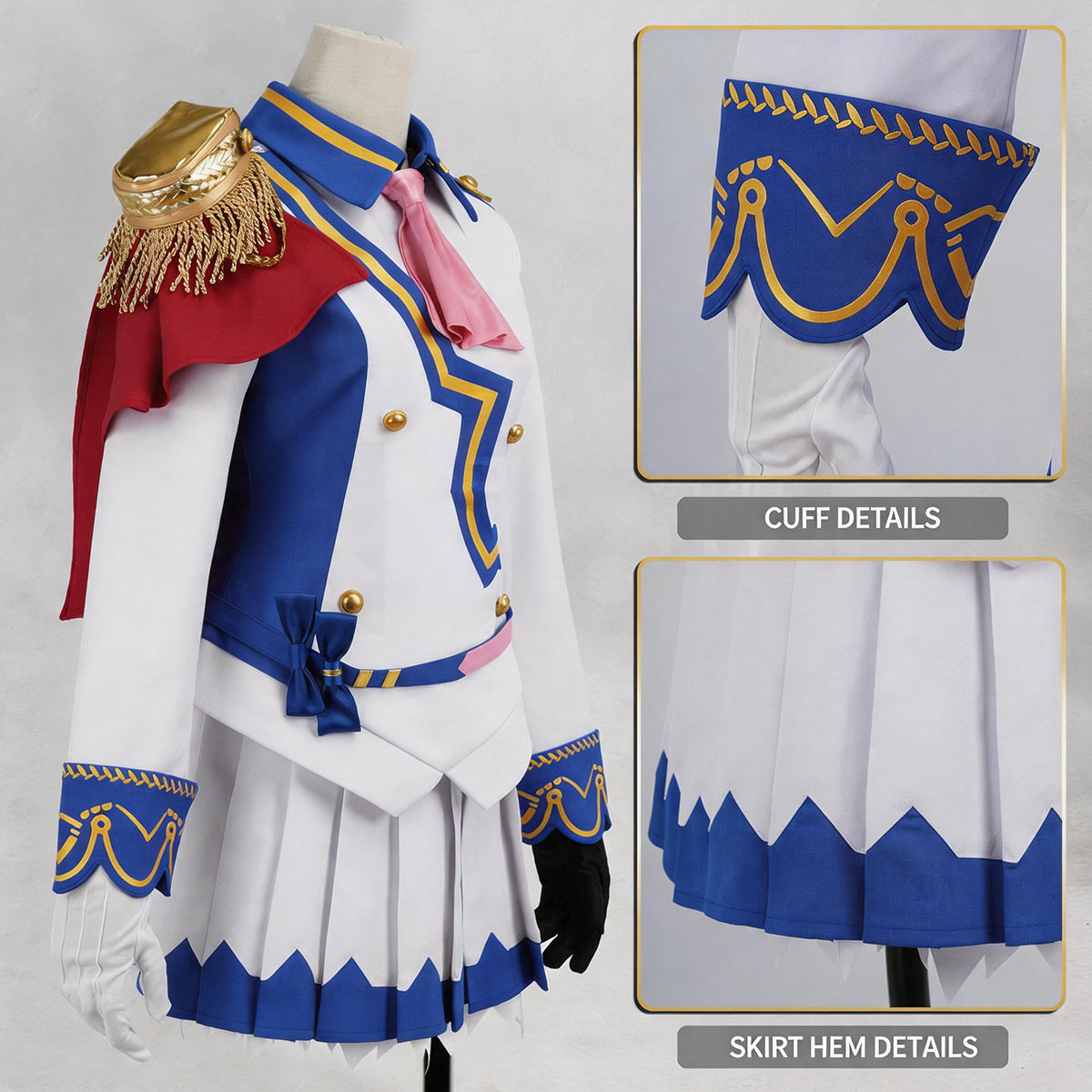Uma musume: Pretty Derby Tokai Teio Full Competition Cosplay Costume Outfit Set - Halloweez