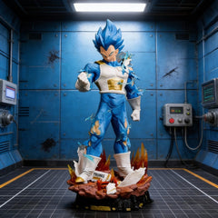 Dragon Ball Z Trunks Large-Scale Dual-Head & Hand Future Warrior Statue with Base