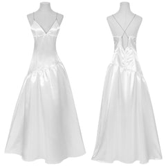 Halloween Joker 2: Dual Delusion Harley Quinn White Gown Cosplay Costume - Halloweez