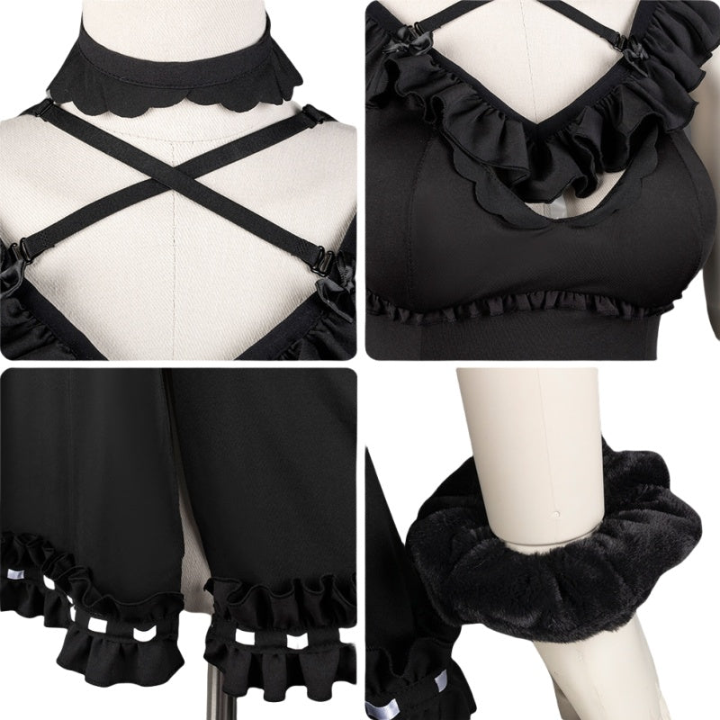 vtuber Houshou Marine Cosplay Costume Anime Game Hooded Women's Outfit for Autumn Winter - Halloweez