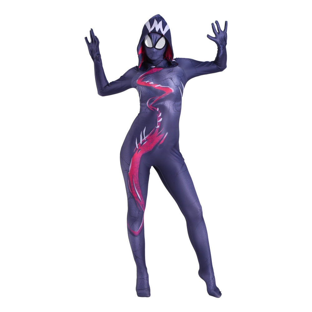 Spider-Gwen Cosplay Costume for Kids and Adults - Halloween Performance Suit - Halloweez