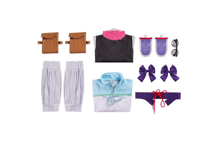 Ayame Momochi Cosplay Jumpsuit | I'm Living with an Otaku NEET Kunoichi Tight Bodysuit - Halloweez