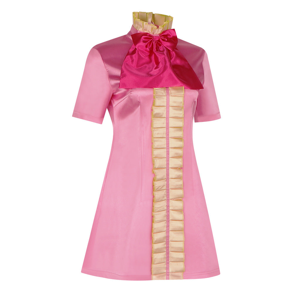 One Piece Venom Pink Vinsmoke Reiju Cosplay Costume Anime Role Play Dress