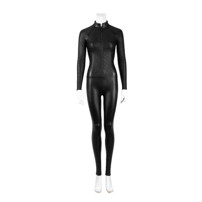 Halloweez Halloween Anime Catgirl Cosplay Costume - Selena Kyle Zentai Jumpsuit for Adults