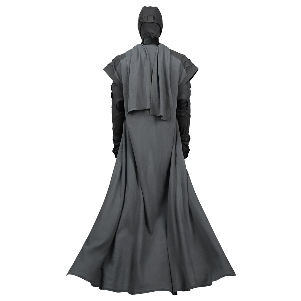 Halloweez Dune Man Cosplay Costume with Jumpsuit, Vest & Accessories