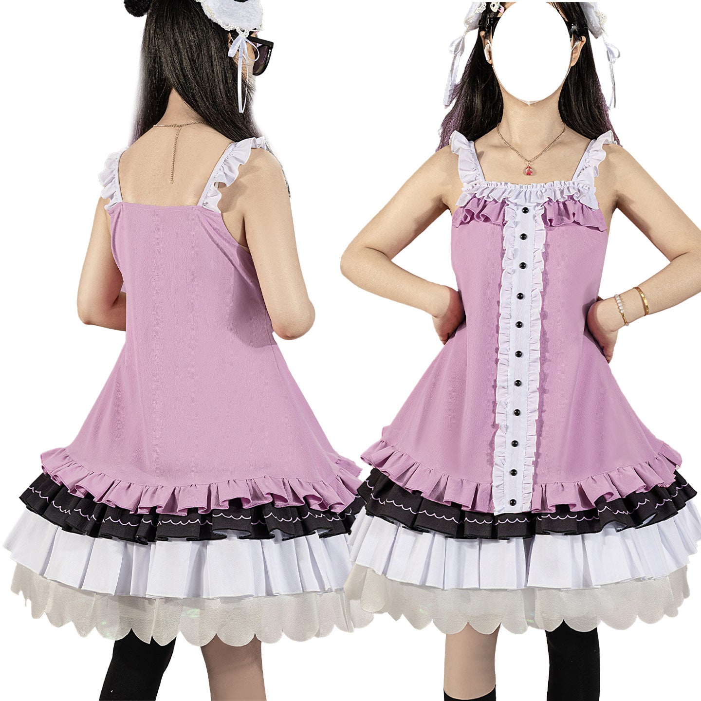 Bangdream mygo Pajama Party Shiina Rikki Cosplay Costume Anime Game Outfit - Halloweez