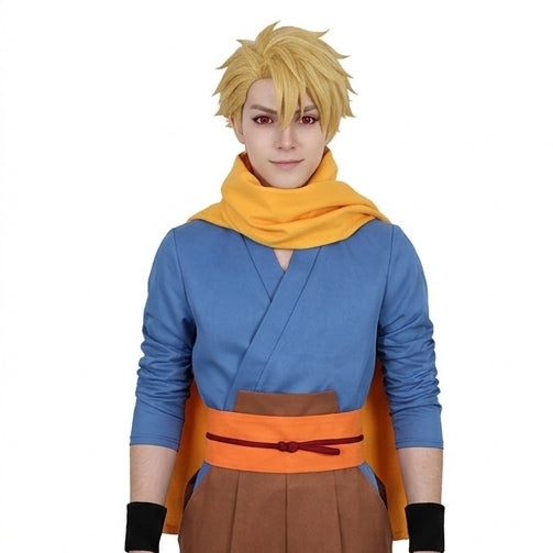 Yomi no Tsugai Yuru Japanese Kimono Full Set Halloween Cosplay Costume - Halloweez