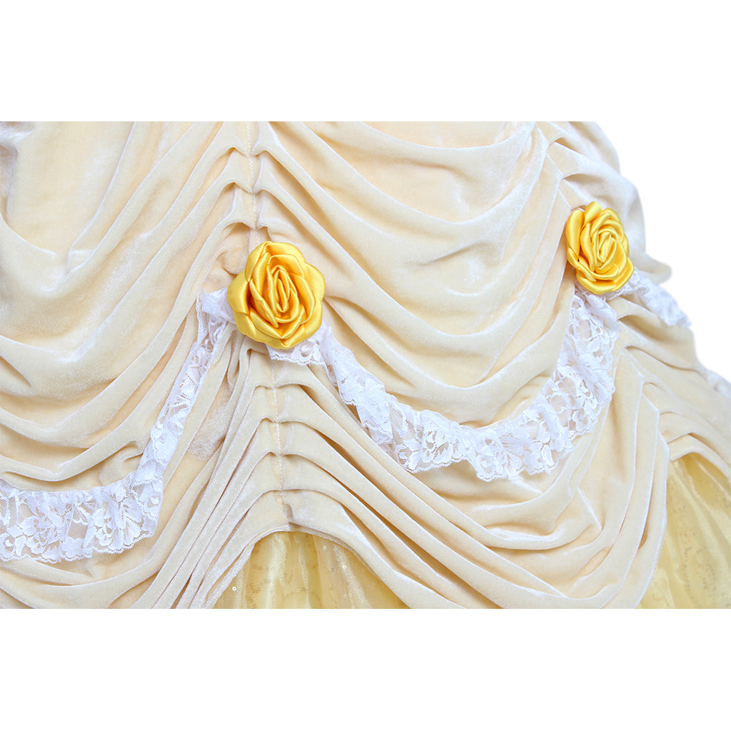 Halloweez Belle Cosplay Costume | Enchanting Disney Princess Dress for Halloween & Cosplay