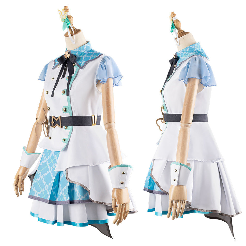 Project Sekai Hinomori Shizuku Moremore Jump Cosplay Costume Anime Dress - Halloweez