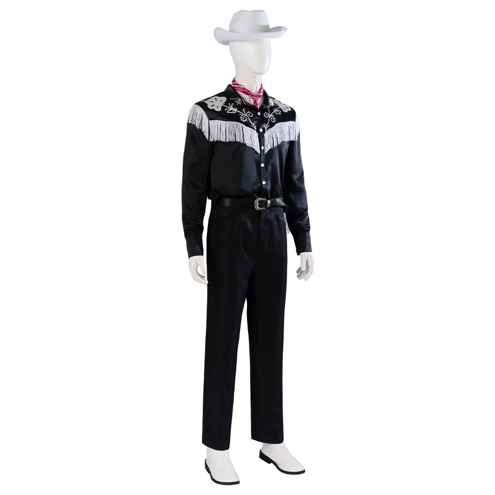 Costume de cosplay Ken du film B pour femme Halloween Carnival 2023 avec chapeau et ceinture par Halloweez