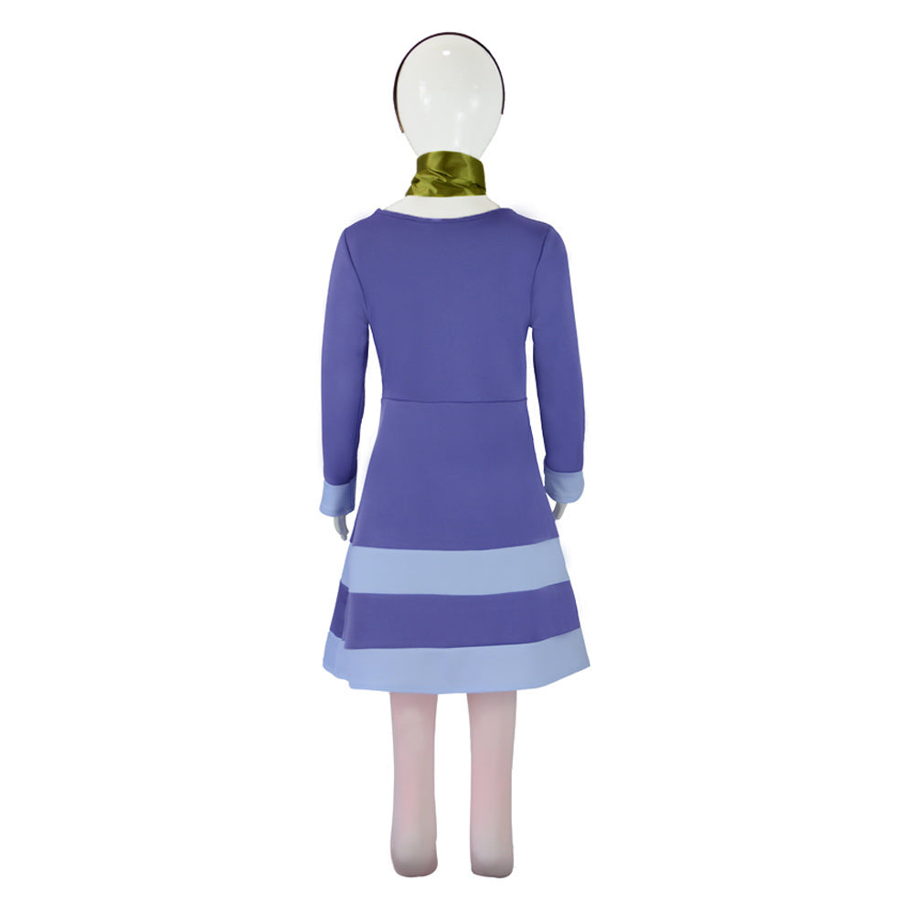 Scooby-Doo Daphne Children's Purple Dress Halloween Cosplay Costume - Halloweez