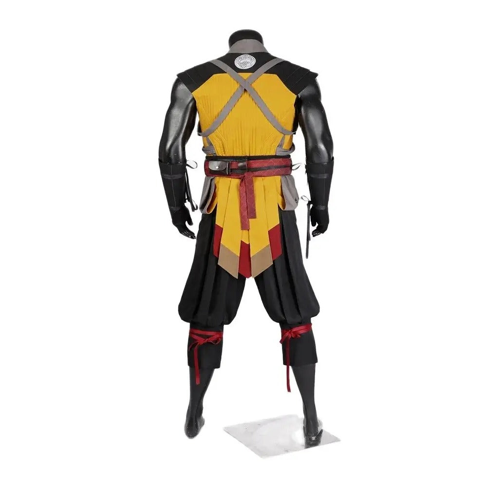 Halloweez Scorpion Cosplay Costume | Adult Men's Mortal Kombat Suit for Halloween & Carnival