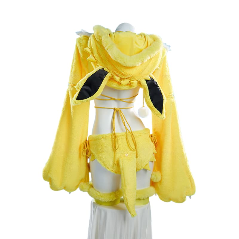 Official Jolteon Plush Paw Cosplay Costume Set for Anime Conventions - Halloweez