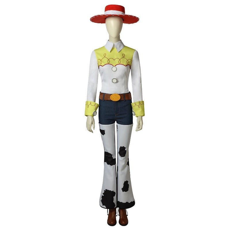 Costume de cow-boy Woody et Jessie pour Halloweez - Tenue de cosplay d'Halloween unisexe pour adulte