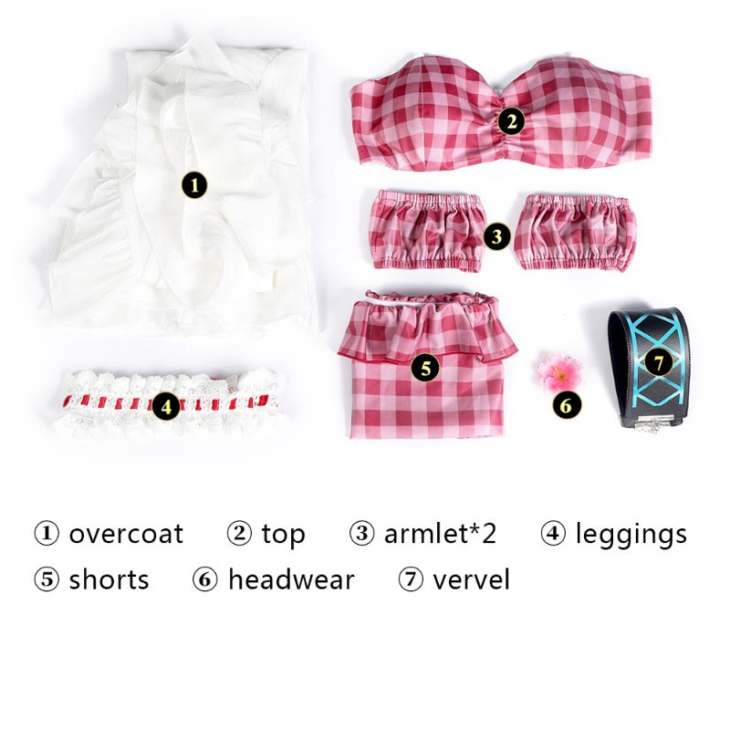 Halloweez Eyjafjalla Summer Cosplay Costume - Standard Size