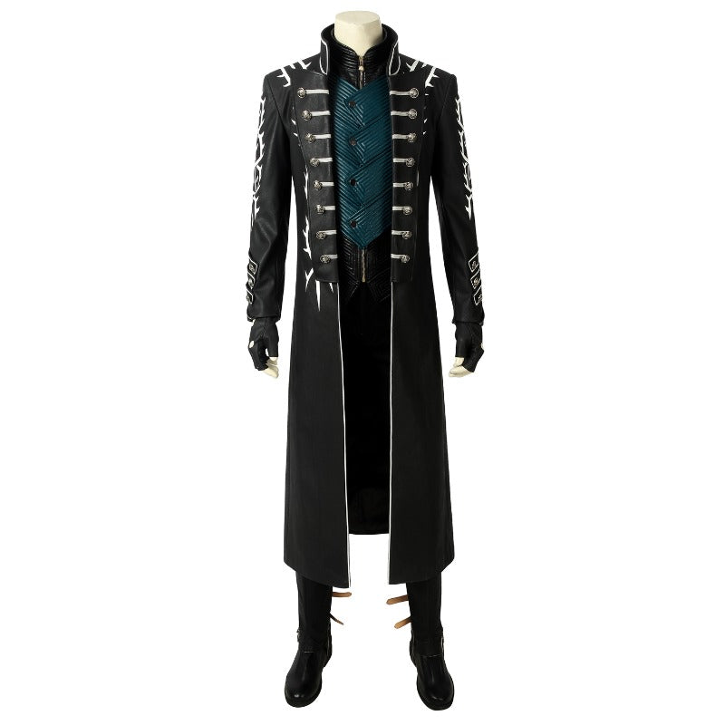 Vergil Trench Coat – Devil May Cry 5 Cosplay Costume by Halloweez