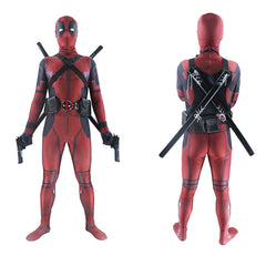 Deadpool Cosplay Anime Costume Performance Suit - Lycra Tight Super Hero Costume for Stage Party - Halloweez