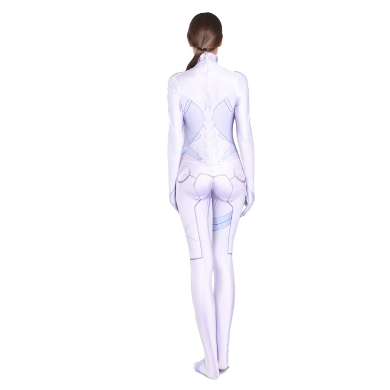 Women's Anime Zero Two 02 DARLING in the FRANXX Cosplay Bodysuit - Premium Quality - Halloweez
