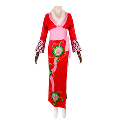 One Piece Boa Hancock Cosplay Costume with Cape Anime Cosplay Full Set - Halloweez
