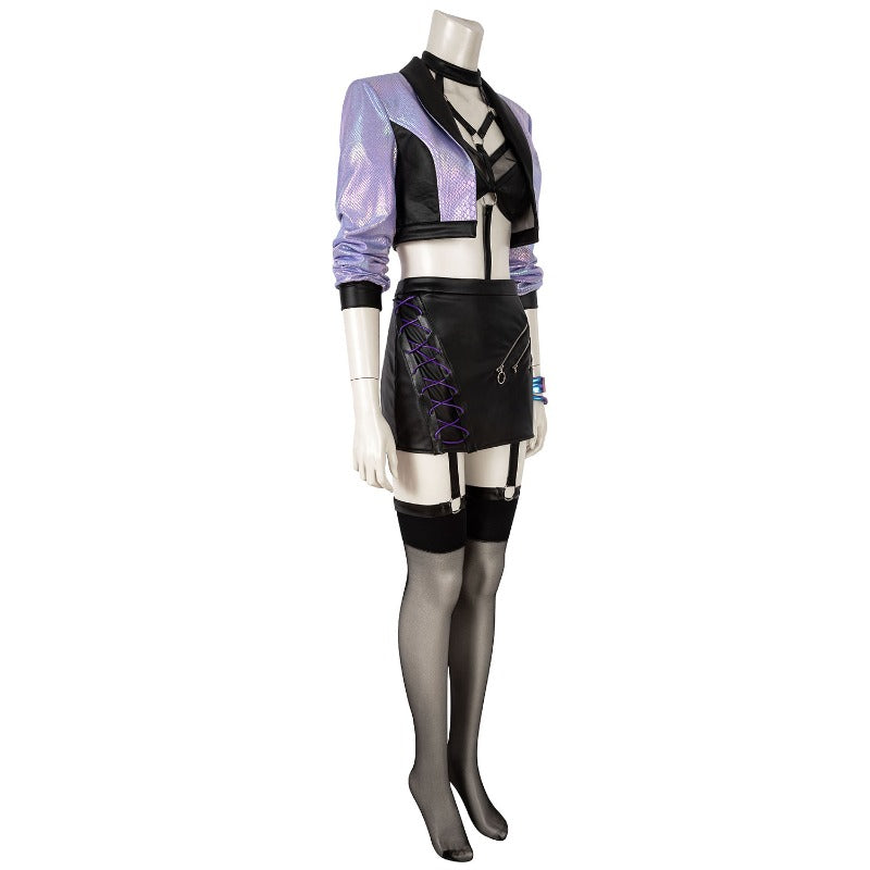 Halloweez KDA All Out Evelyn Cosplay Costume - Standard Size