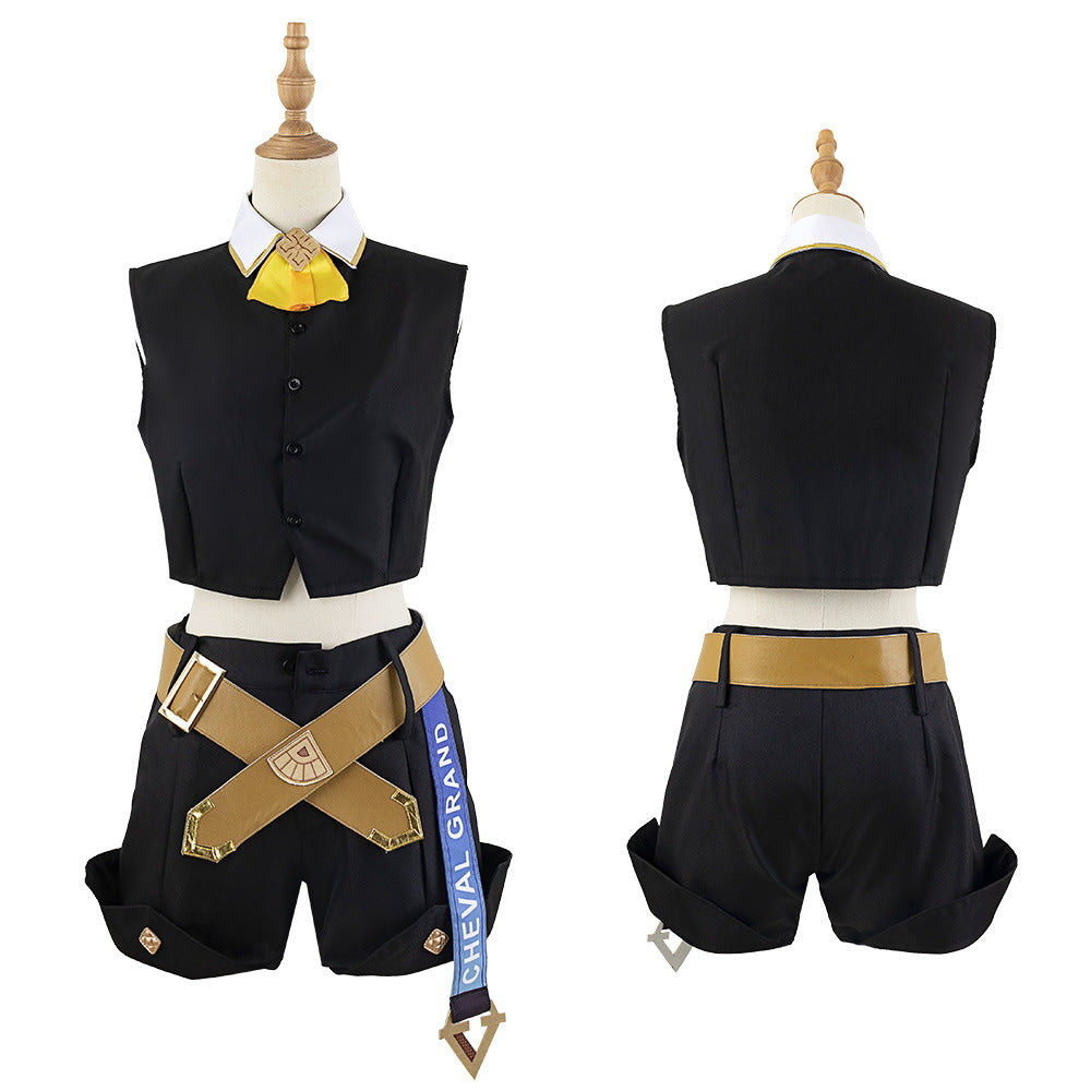Uma Musume Takahiro Diva Cosplay Costume - High Quality Anime Outfit with Cape and Wings - Halloweez