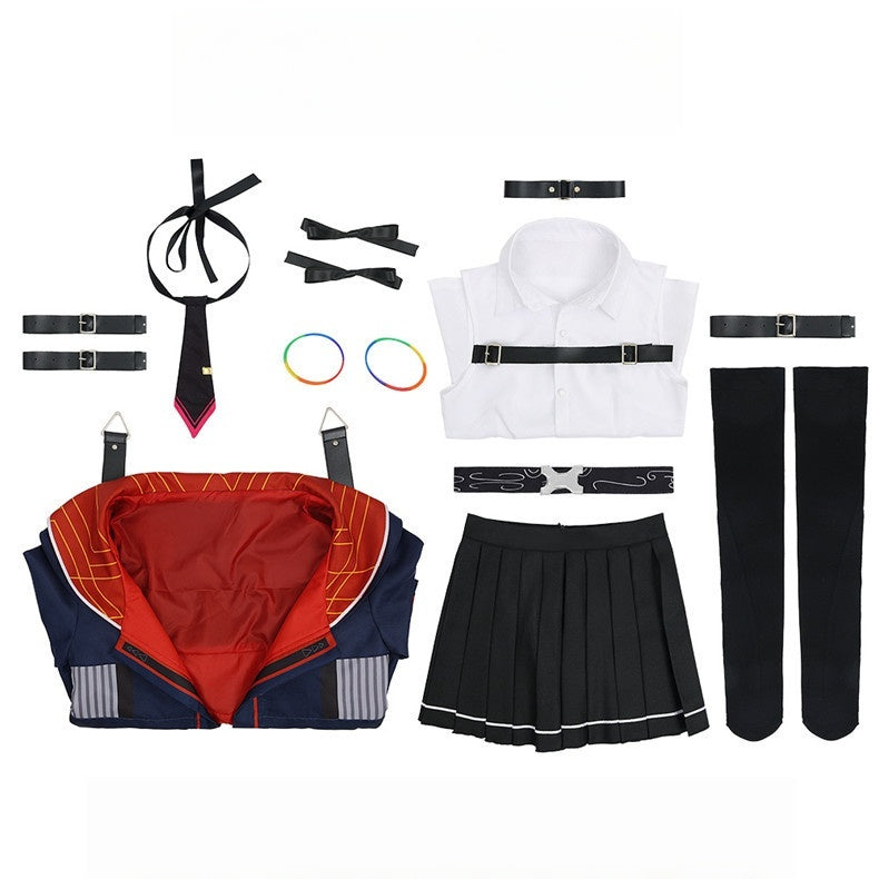 VTuber Nakiri Ayame Cosplay Costume - Anime Outfit Set for Fans - Halloweez