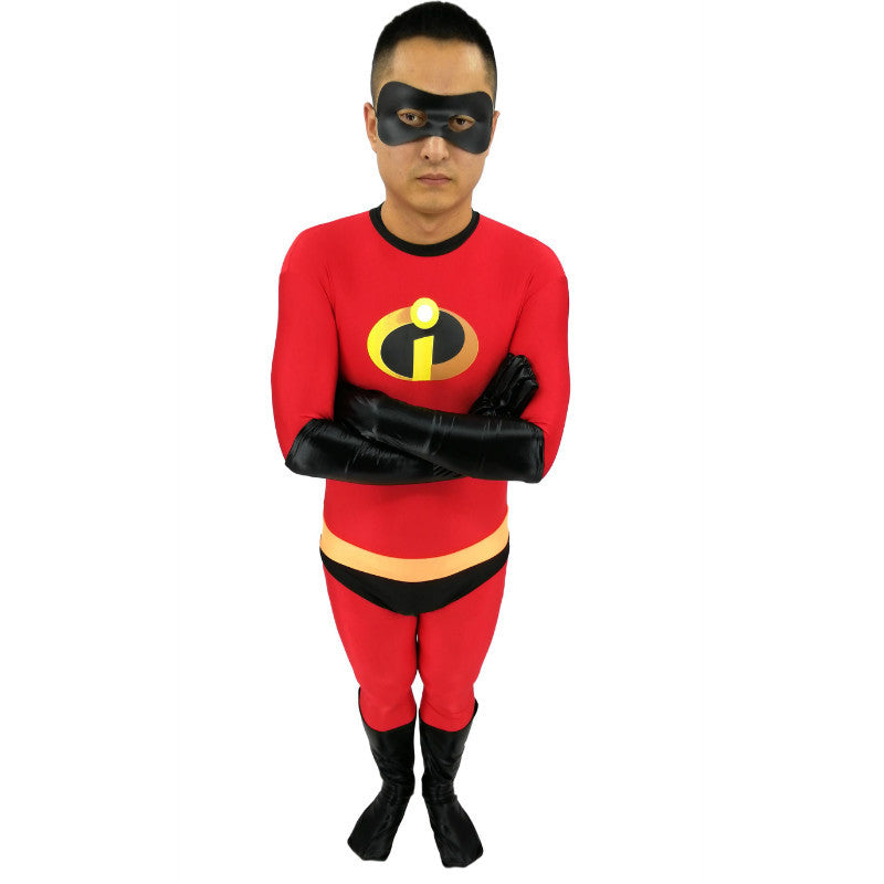 The Incredibles Elastigirl Cosplay Costume Family Halloween Outfit Stretchy Superhero Suit - Halloweez