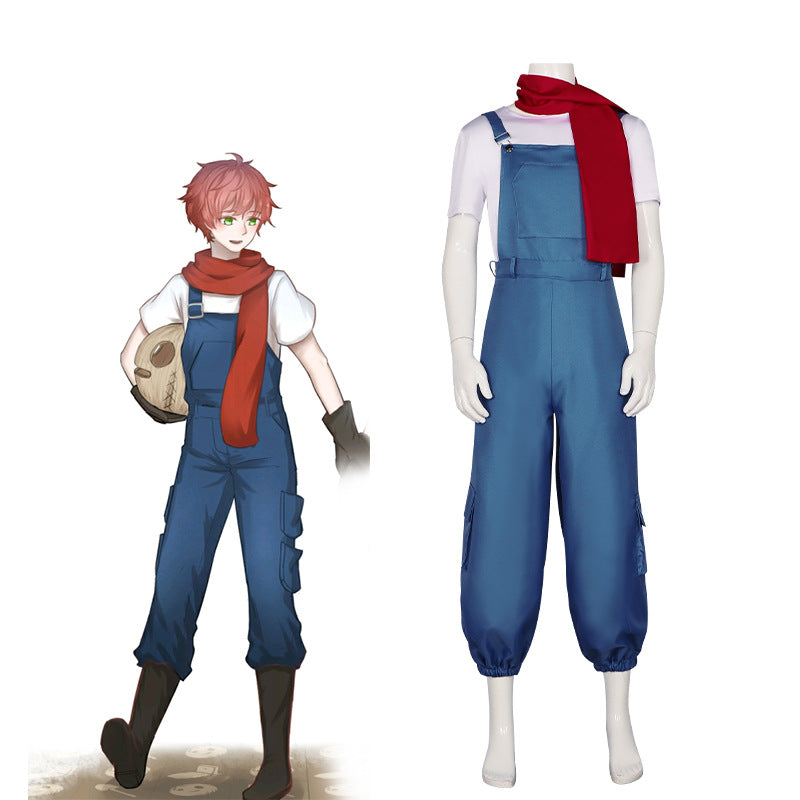 Killing Angel Edward Mason Eddie Cosplay Costume - Halloween Role Play Suspender Dress - Halloweez