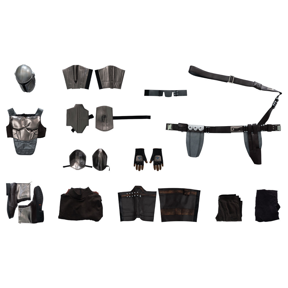 Halloweez Adult Din Djarin Cosplay Costume - The Mandalorian Season 2 Deluxe Full Set - Halloweez
