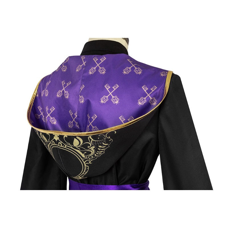 Disfraz de cosplay de Halloween: vestido de ceremonia Twisted Wonderland, conjunto completo, talla XL para adultos