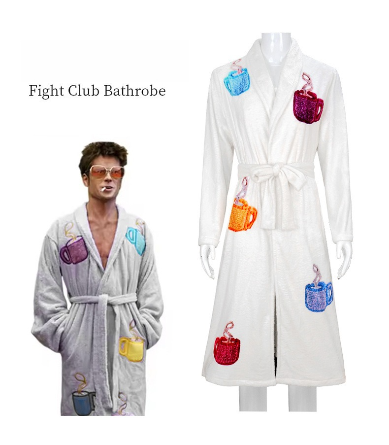 跨境款 搏击俱乐部Tyler Durden皮夹克外套角色扮演服装现货服饰 - Halloweez