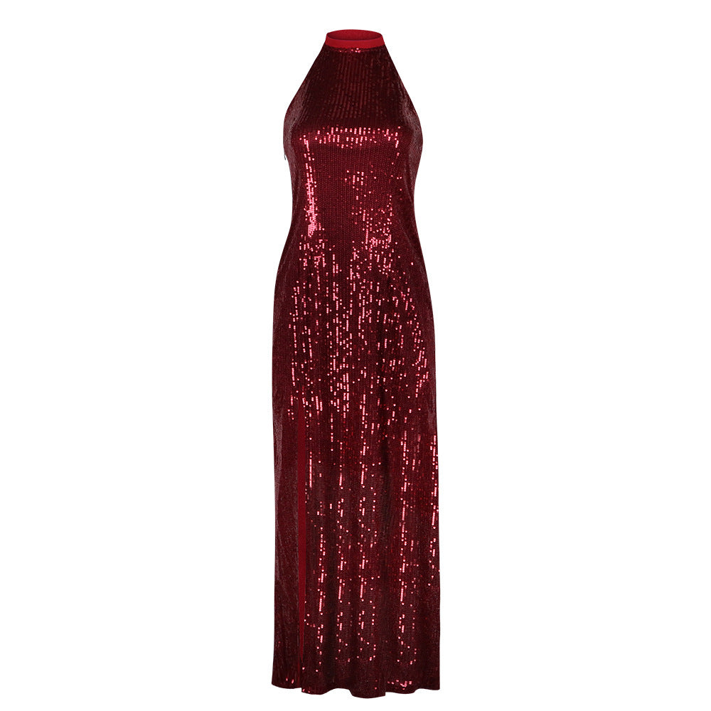 John Wick Ballet Assassin Cosplay Costume - Shimmering Long Dress for Halloween Party and Movie Reenactment
